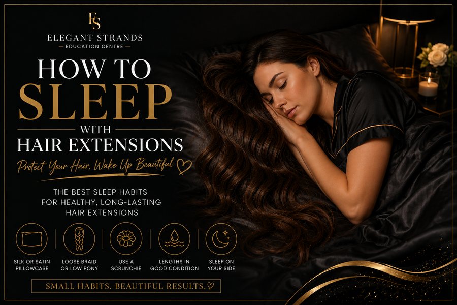 How to Sleep with Hair Extensions