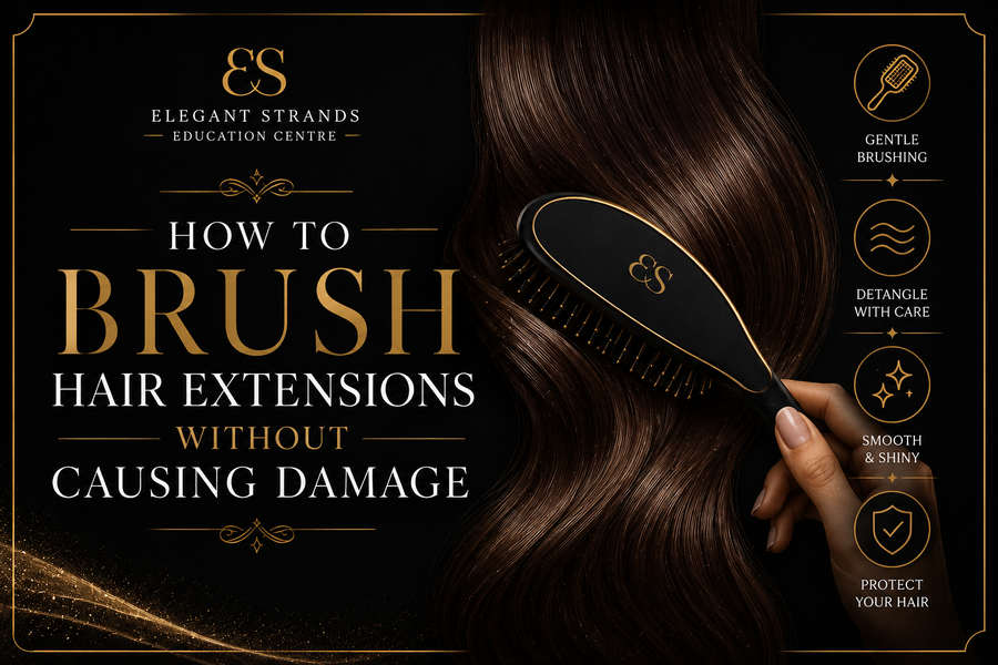How to Brush Hair Extensions Without Causing Damage