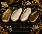 Veil of Skye signature fragrance inspired by the Elegant Strands Four-Free haircare collection